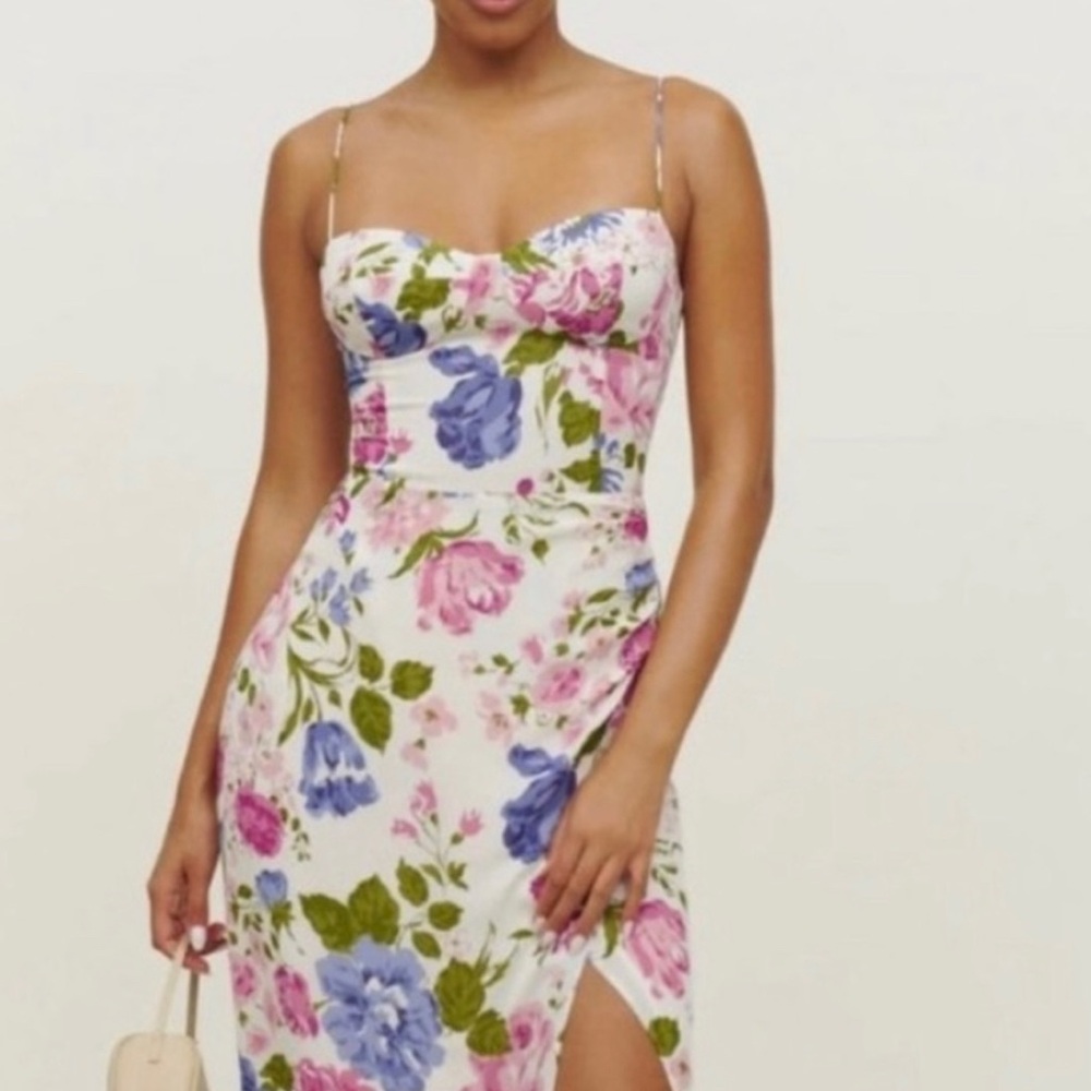 Reformation Kourtney Floral Midi Dress In Donna size 6